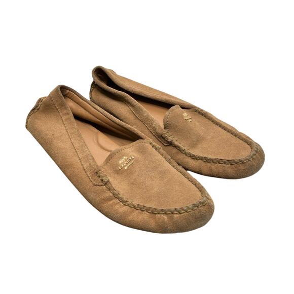 Coach Women's Amber Refined Suede Loafers 8.5 - Picture 6 of 7